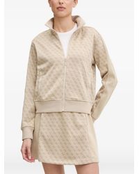 Guess - Maya Monogram Zip-Up Sweatshirt - Lyst