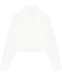 Courreges - Chest-Pocket Buckle-Collar Shirt - Lyst