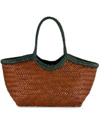 Dragon Diffusion - Petit Sac Cabas Nantucket En Cuir À Design Tressé - Lyst