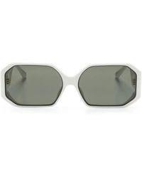 Linda Farrow - Bailey Geometric-Frame Sunglasses - Lyst