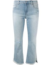 J Brand Vaqueros con detalles rasgados - Azul