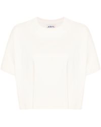 Autry - Logo-debossed Cotton T-shirt - Lyst