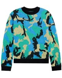 AWAKE NY - Print Crew-Neck Sweater - Lyst