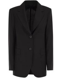 Max Mara - Blazer À Simple Boutonnage - Lyst