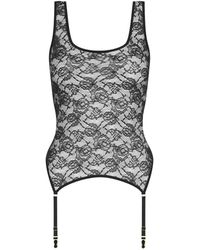 Maison Close - Flashback Suspender Tank Top - Lyst
