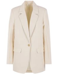 Co. - Boyfriend Single-Breasted Notched-Lapels Blazer - Lyst