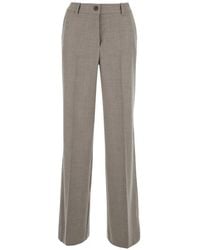 P.A.R.O.S.H. - Belt-Loops Straight-Leg Trousers - Lyst