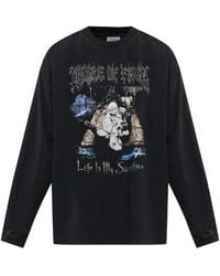 Vetements - Graphic-Print Long-Sleeve T-Shirt - Lyst