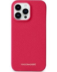 Maison De Sabre - Leather Iphone 14 Pro Max Case - Lyst