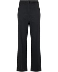 Moorer - Belted Wide-Leg Trousers - Lyst