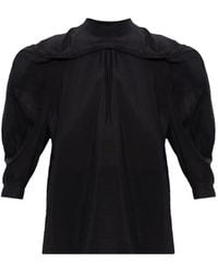 Issey Miyake - Puffed-Sleeve Blouse - Lyst