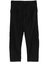 Forme D'expression - Pleated Tapered Trousers - Lyst