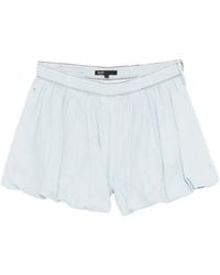 Maje - Chambray Balloon Skort - Lyst