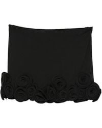 LaRevêche - Floral-Appliqué Skirt - Lyst