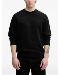 Guess - Embroidered-Logo Sweatshirt - Lyst