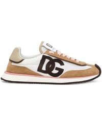 Dolce & Gabbana - Dg Cushion Mixed-Material Sneakers - Lyst