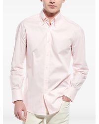 Brunello Cucinelli - Camicia Con Colletto Button-Down - Lyst
