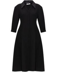 Jil Sander - Wool Dress - Lyst