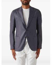 Lardini - Peak-Lapels Single-Breasted Blazer - Lyst