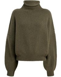KHAITE - Jersey Juniper Con Cuello Alzado - Lyst