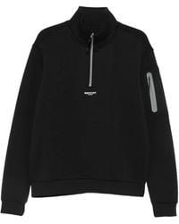 Murphy & Nye - Scrupper Quarter-Zip Logo-Print Sweatshirt - Lyst