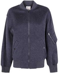 Semicouture - Zip-Up Bomber Jacket - Lyst