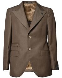 Gabriele Pasini - Peak-Lapel Textured Blazer - Lyst