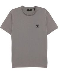Belstaff - T-Shirt Mit Logo-Applikation - Lyst