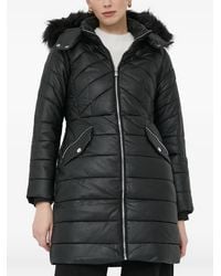 Morgan - Fur Trim Coat - Lyst