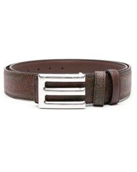 Etro - Paisley-print Logo-buckle Belt - Lyst