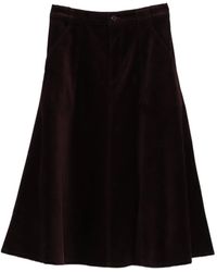 A.P.C. - Laurene corduroy flared skirt - Lyst