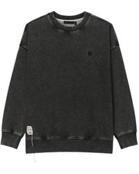 FIVE CM - Sweat Délavé À L'Acide Et Patch Étoile - Lyst