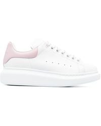 Alexander McQueen - Oversize Sneakers With Pink Spoiler - Lyst