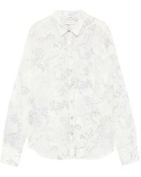 forte_forte - Camicia Regular Voile Cotone "Nontiscordardime" - Lyst