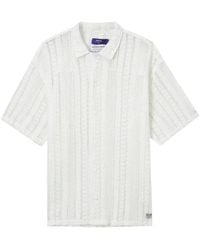AFTERMATHS - Crochet Short-Sleeve Shirt - Lyst