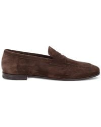 Premiata - Suede Penny Loafers - Lyst