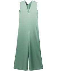 Gianluca Capannolo - Antonia Sleeveless Satin Jumpsuit - Lyst