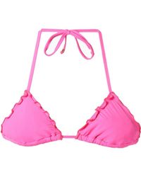 Amir Slama Triangle bikini top - Rosa