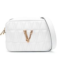 Versace - Virtus Crossbodytas Met Logoplakkaat - Lyst