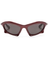 Balenciaga - Bar Rectangle-Frame Sunglasses - Lyst