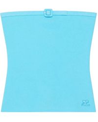 Courreges - Buckle-Detail Tub Top - Lyst