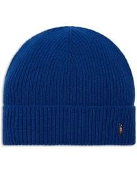 Polo Ralph Lauren - Signature-Cuffed Beanie Hat - Lyst