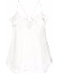 IRO - Lace-Embellished Silk Top - Lyst