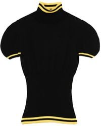 Kiko Kostadinov - Simone Striped-Trim T-Shirt - Lyst