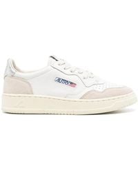 Autry - Medaillee Femme Sneakers Blanc--Argent - Lyst