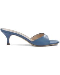 Casadei - Leather Kitten-Heel Pumps - Lyst