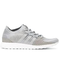 adidas - X Pusha T Eqt Support Ultra Primeknit "Grayscale" Sneakers - Lyst