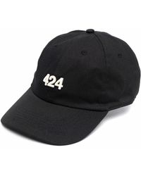 424 - Embroidered-Logo Baseball Cap - Lyst
