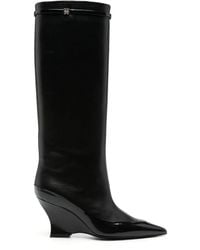 Givenchy - Raven 80 Leather Boots - Women's - Calf Leather - Lyst