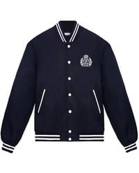 Sporty & Rich - Health & Wellness Crest Varsity Jacket - Lyst